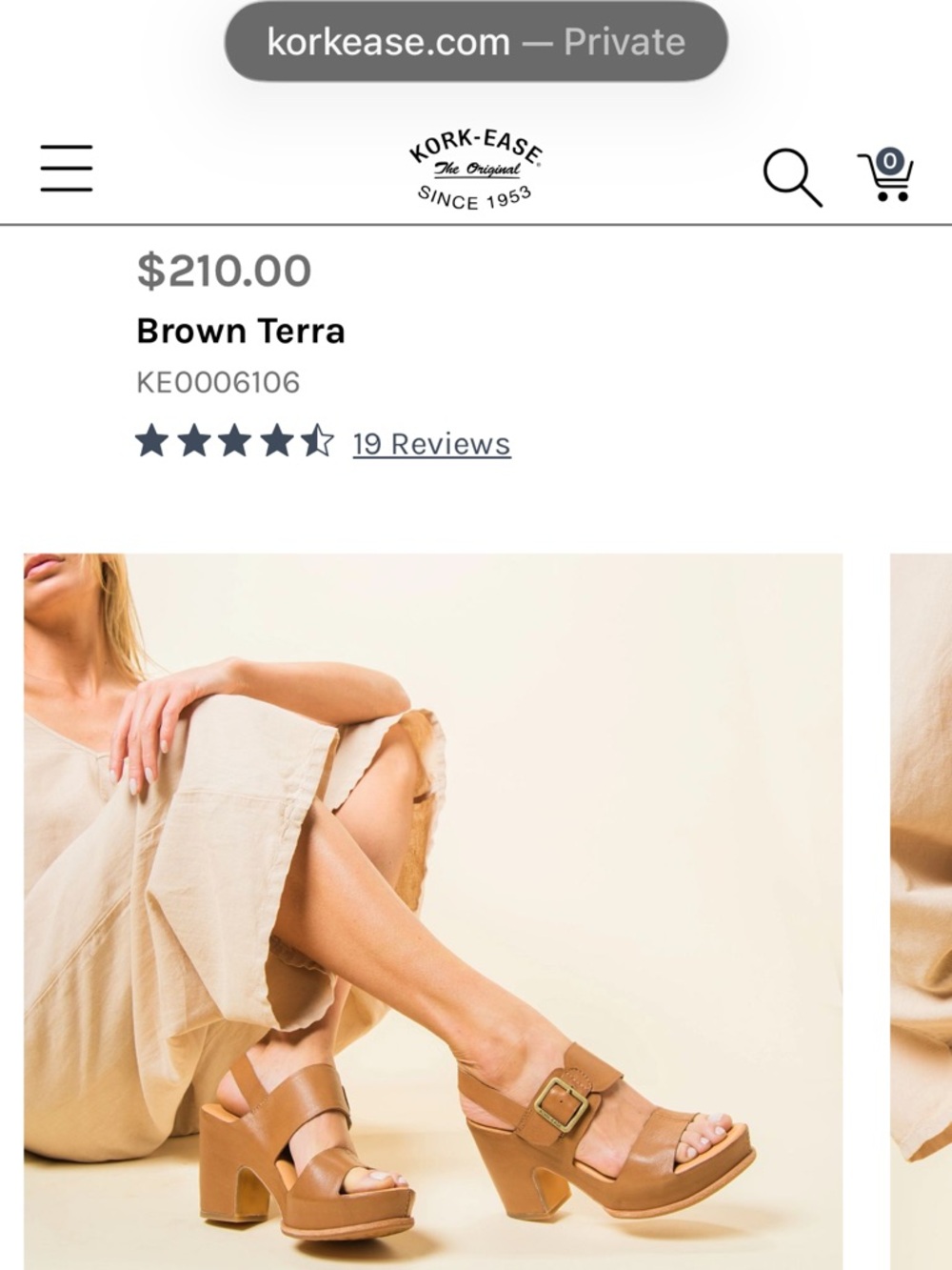 Kork-Ease Brown Terra Platform Sandals with Buckle- excellent used condition